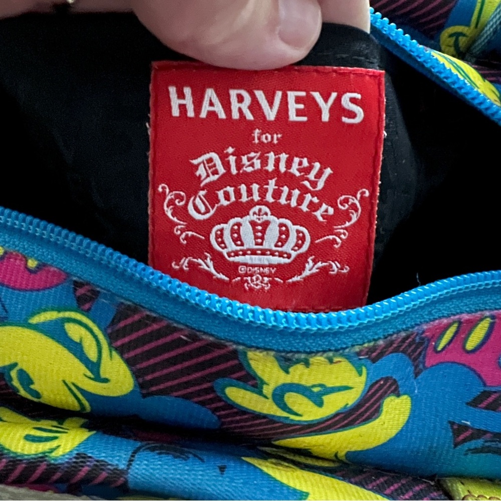 Harveys Seatbelt Disney Couture MCKY Baguette Colorful Mickey Mouse Rare - Picture 5 of 8